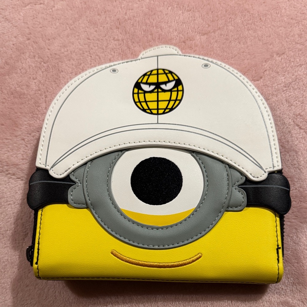 Loungefly Yellow and White Cartoon Character Bag